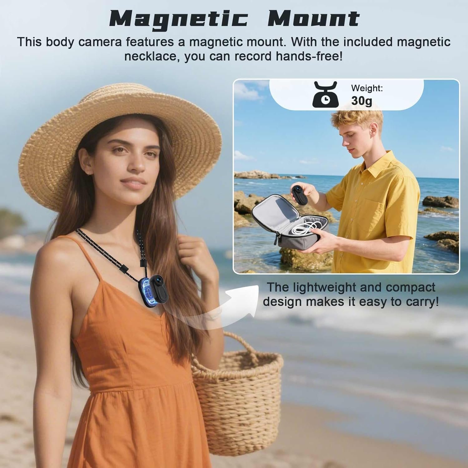 Mini Body Camera HD 1080P: Capture Life's Adventures Anywhere! - Image 6