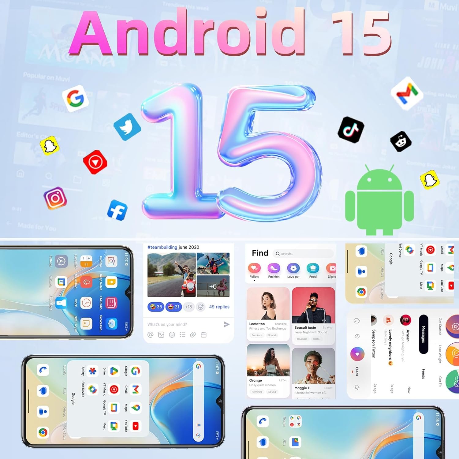 Unlock the Power: OUKITEL C1 Android 15 Smartphone! - Image 3