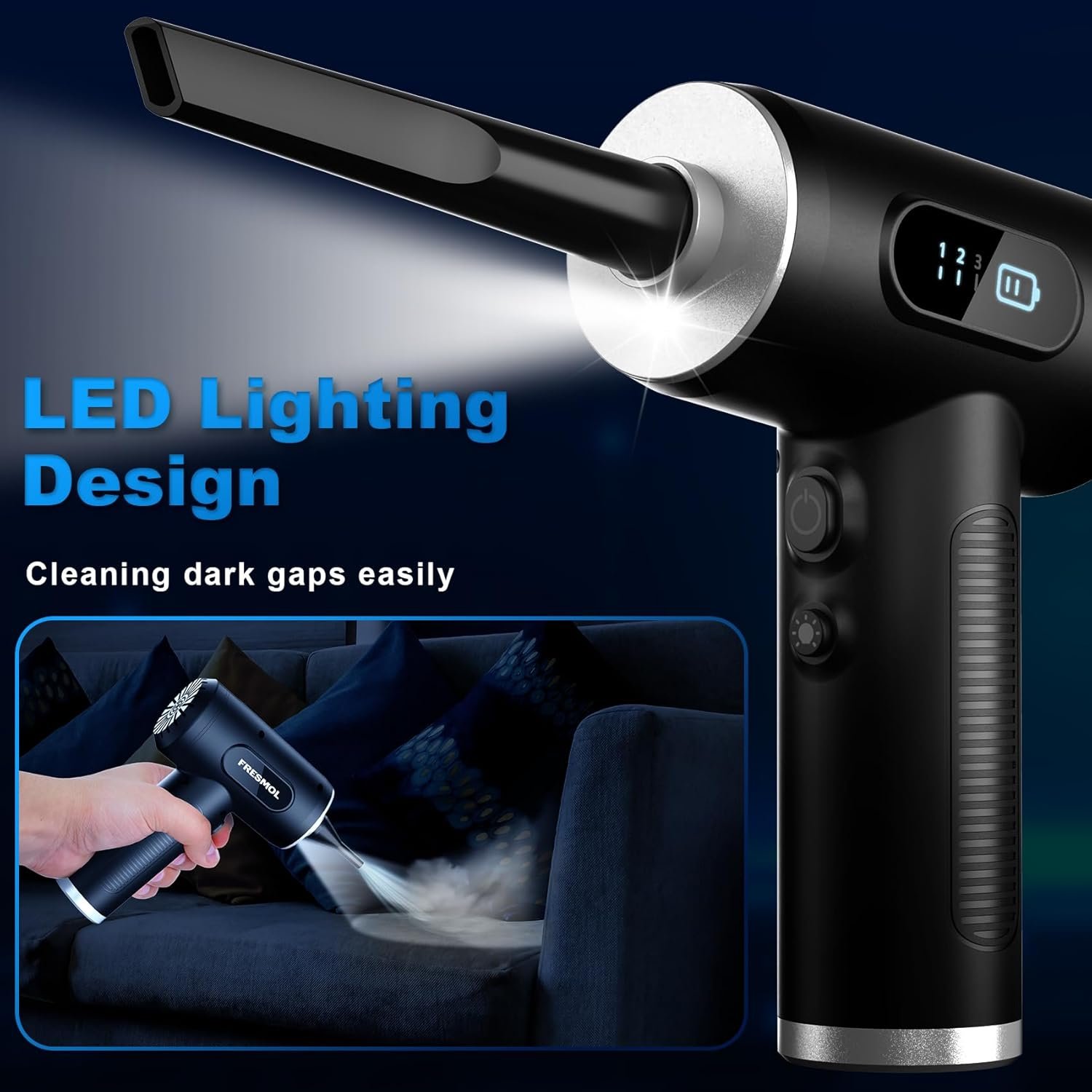 Ultimate Compressed Air Duster: 100k RPM & LED Light! - Image 4