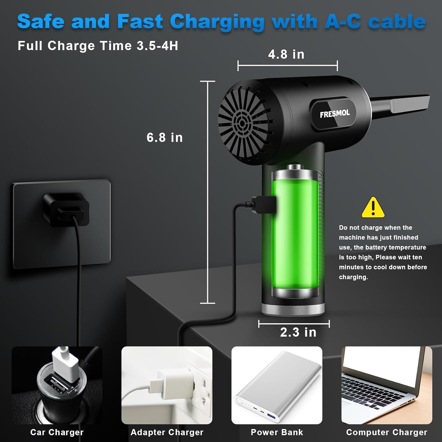 Ultimate Compressed Air Duster: 100k RPM & LED Light! - Image 6