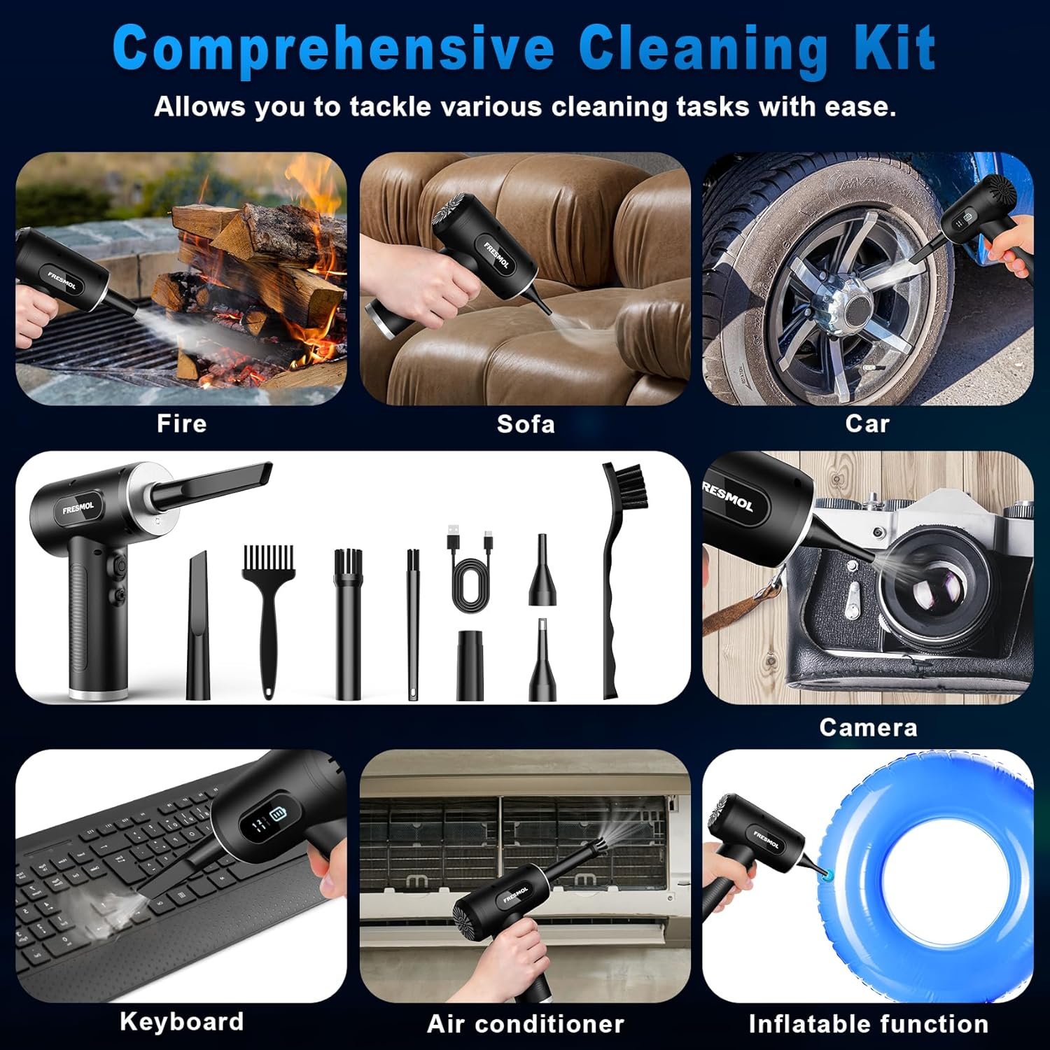 Ultimate Compressed Air Duster: 100k RPM & LED Light! - Image 7