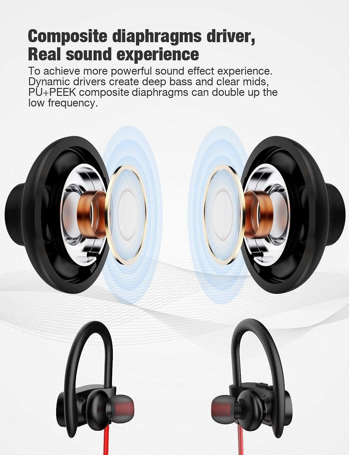 Otium Bluetooth Headphones: Waterproof Sports Earbuds for Active Life! - Image 5
