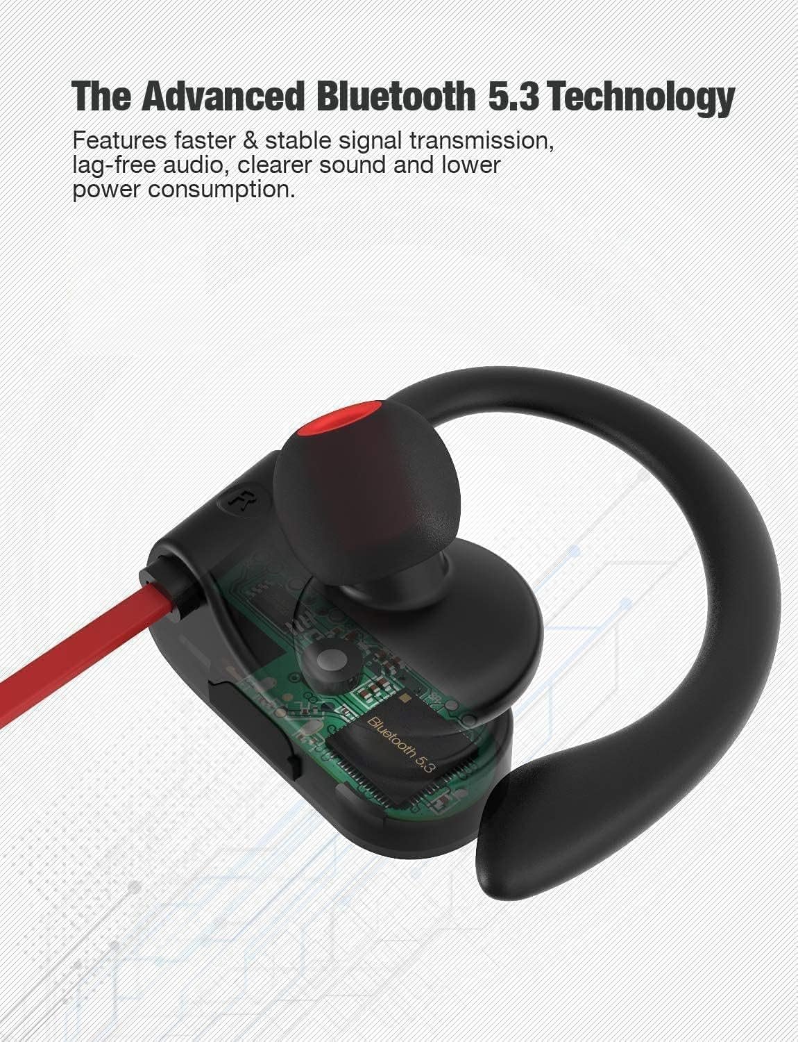 Otium Bluetooth Headphones: Waterproof Sports Earbuds for Active Life! - Image 6