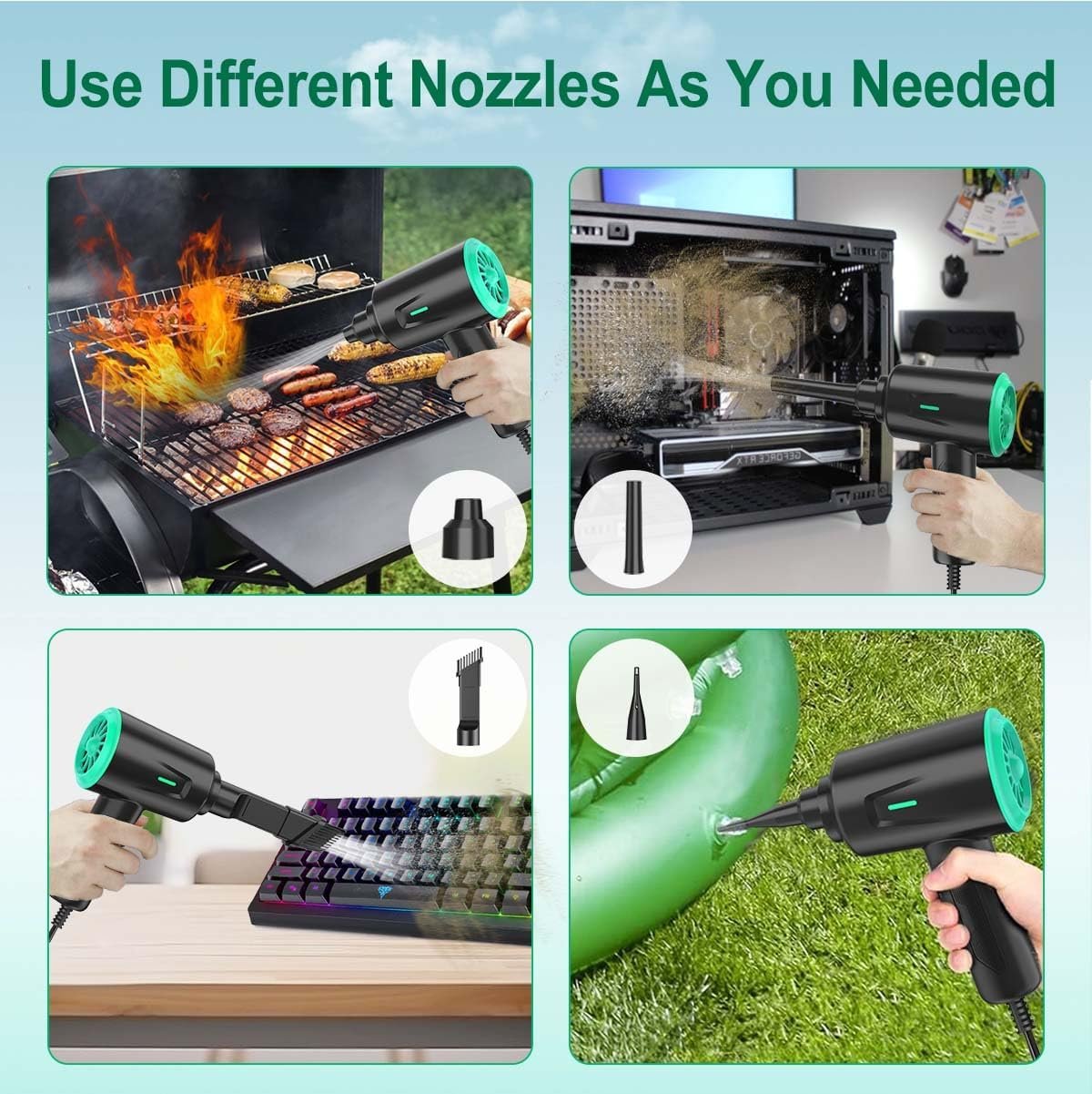 Max Power Air Duster: 5.74oz Electric Blower for PCs! - Image 5