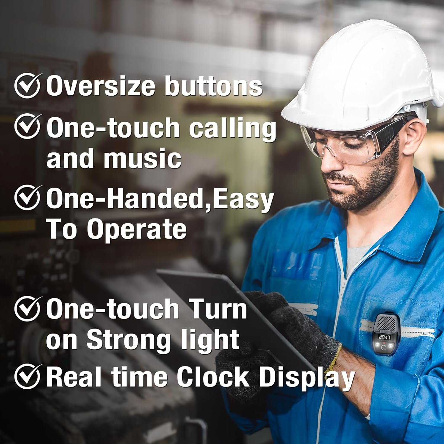 STAR1 Clip-on Waterproof Bluetooth Speaker: Light & Call Ready! - Image 4