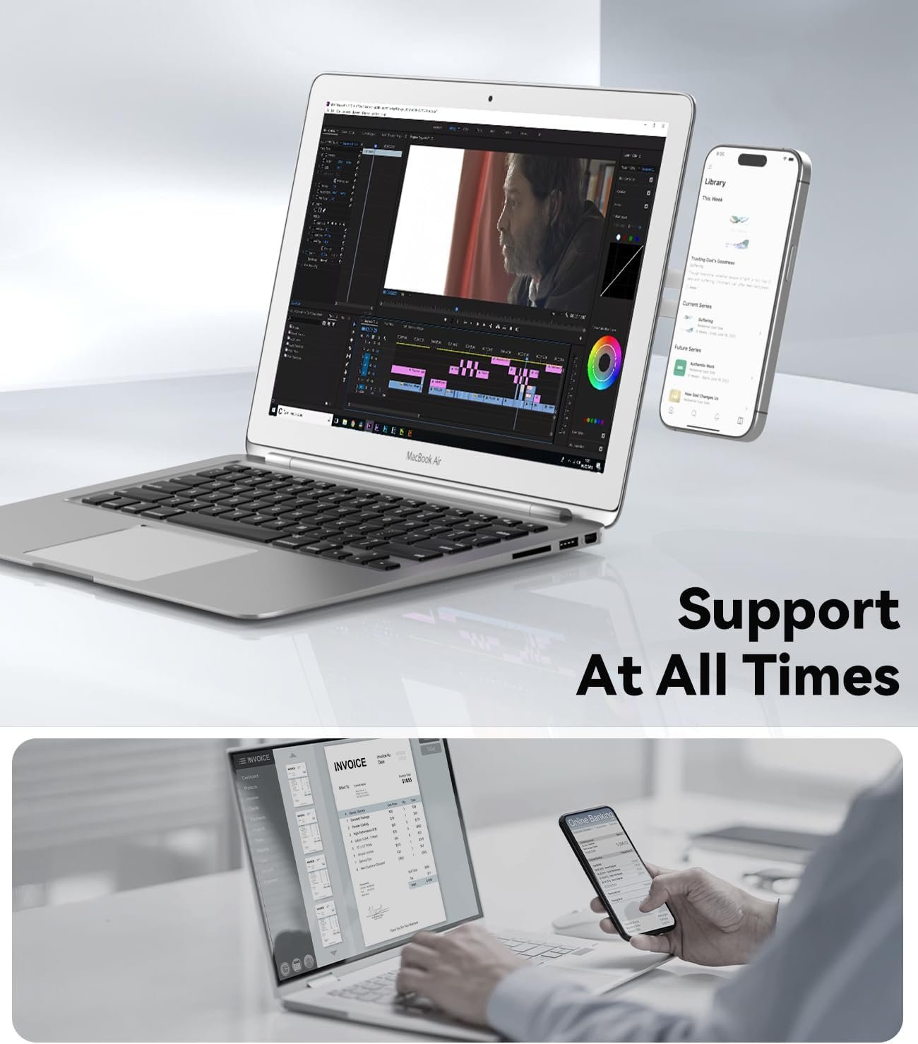 CloudValley Magnetic Phone Holder: Slim & Adjustable for iPhone! - Image 3