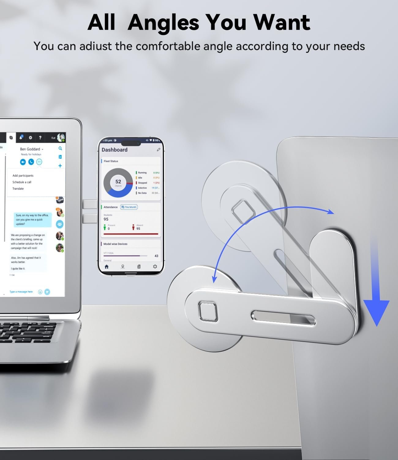 CloudValley Magnetic Phone Holder: Slim & Adjustable for iPhone! - Image 6