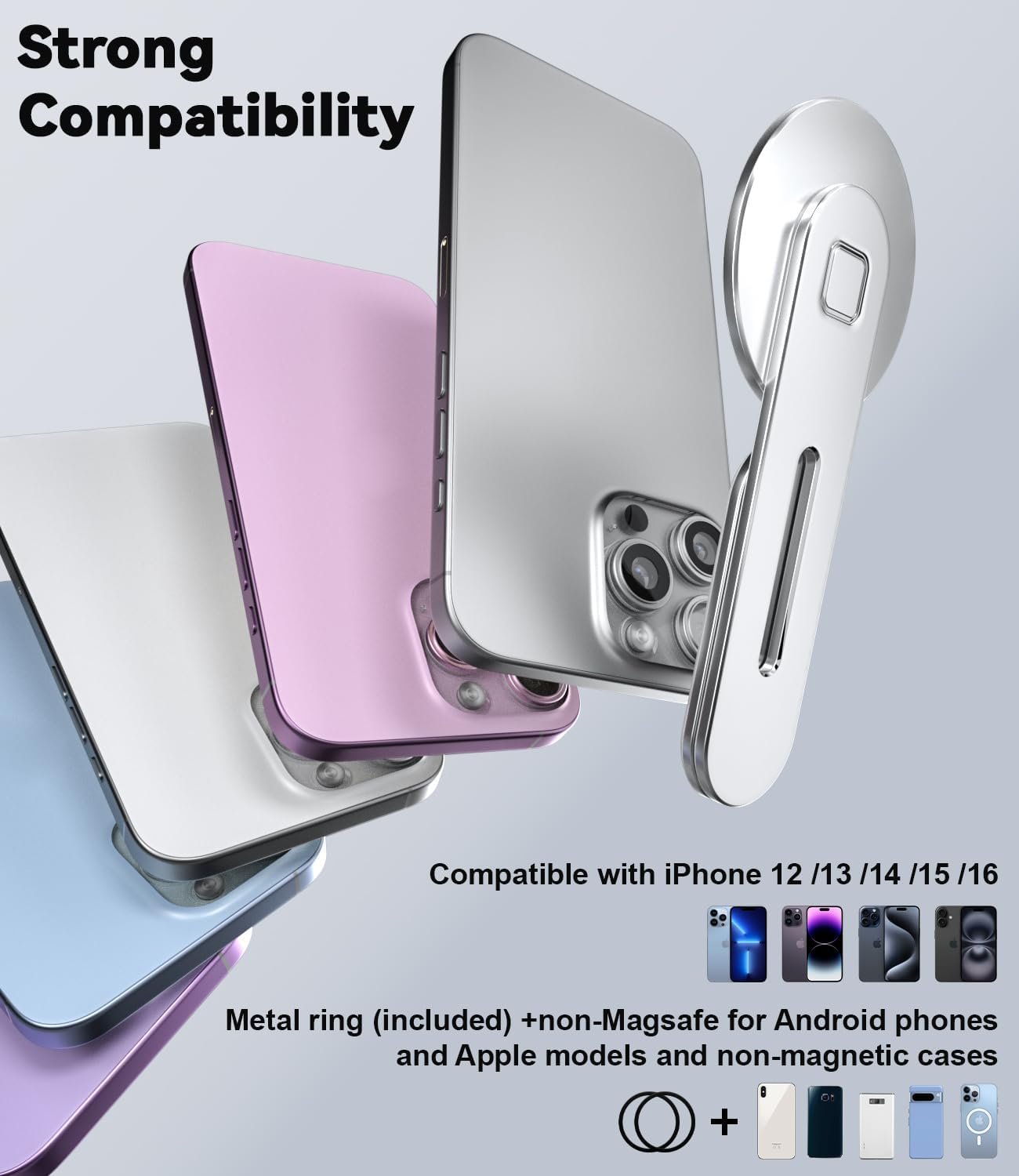 CloudValley Magnetic Phone Holder: Slim & Adjustable for iPhone! - Image 7