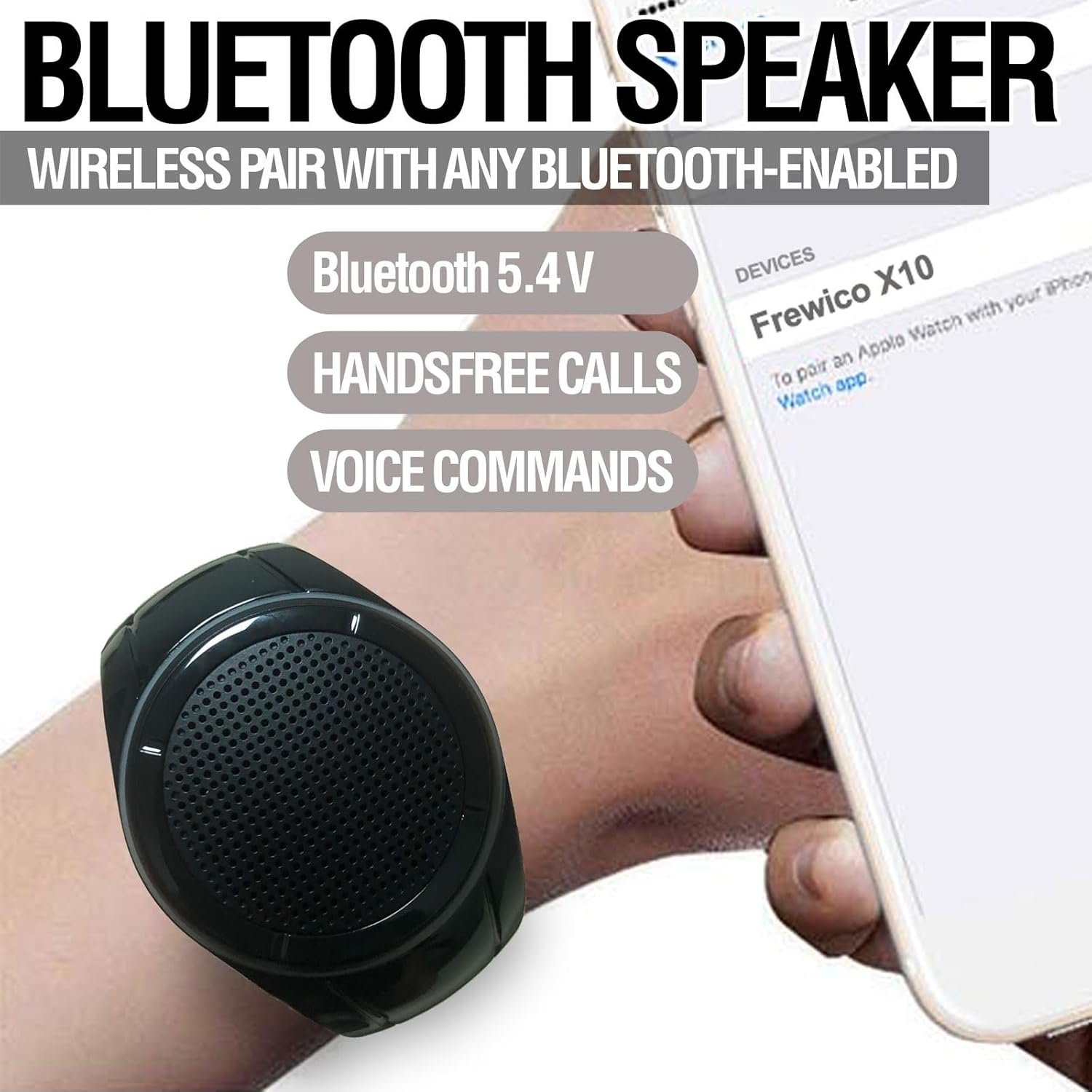 Frewico Bluetooth Speaker Watch: Music On the Go! - Image 4