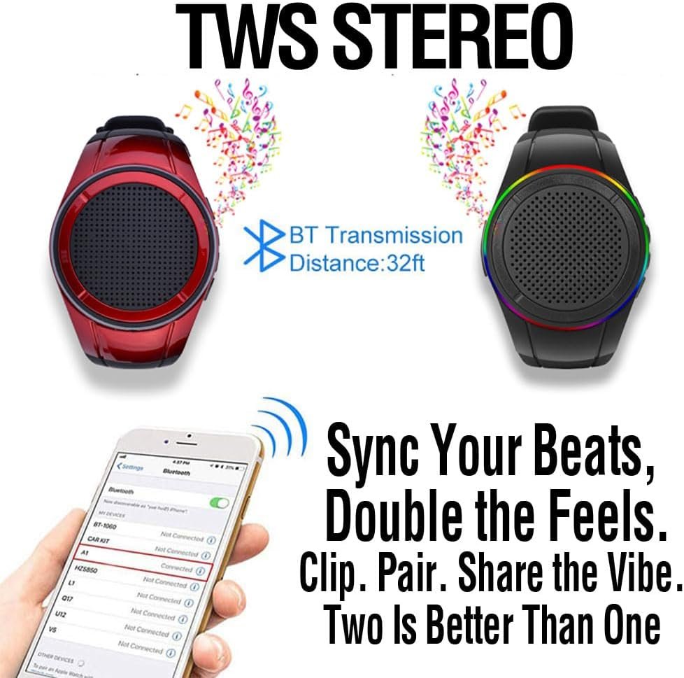 Frewico Bluetooth Speaker Watch: Music On the Go! - Image 9