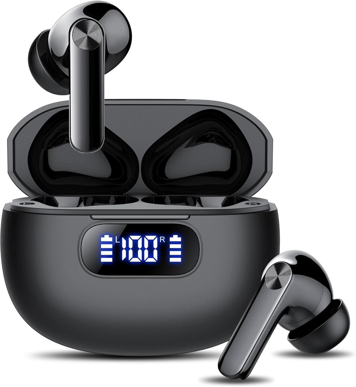2025 Wireless Earbuds: HiFi Sound, 48H Playtime & LED Display! - Image 2