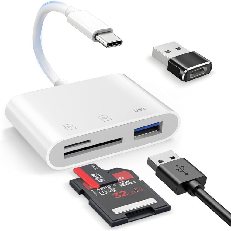 3-in-1 USB C SD Card Reader: Dual Slots for iPhone & Mac! - Image 2