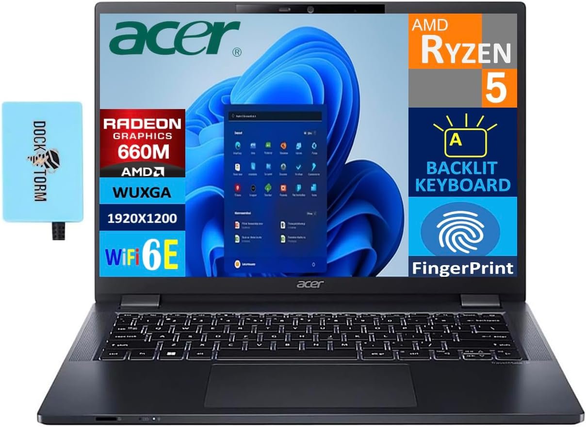 Boost Productivity with Acer TravelMate P4: Ryzen 5, 32GB RAM! - Image 2