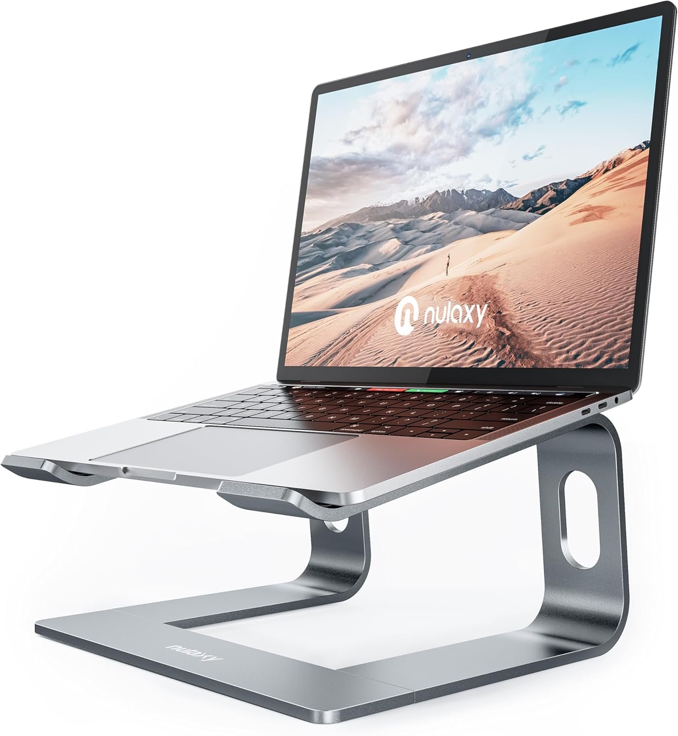 Elevate Your Work: Nulaxy Aluminum Laptop Stand for Comfort - Image 2