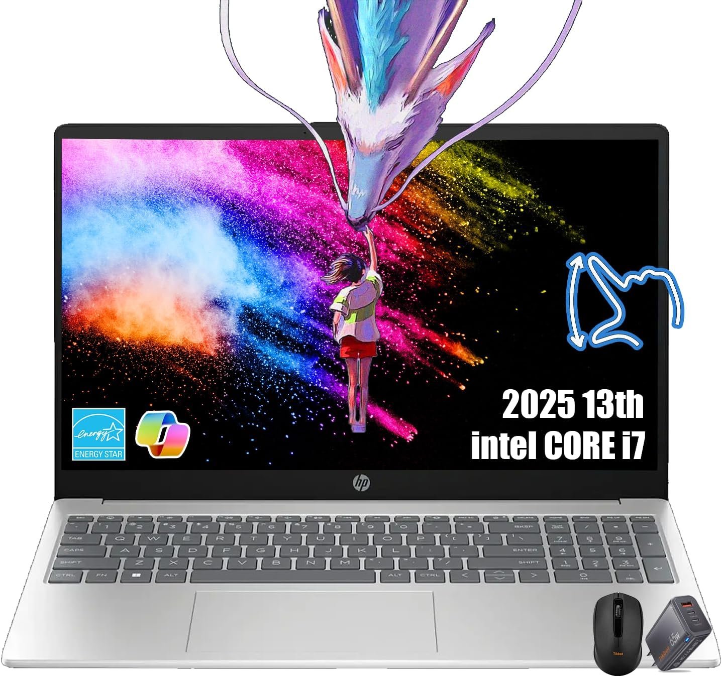 HP 15.6” Touchscreen Laptop: i7 Power, 32GB RAM, 2TB SSD! - Image 2