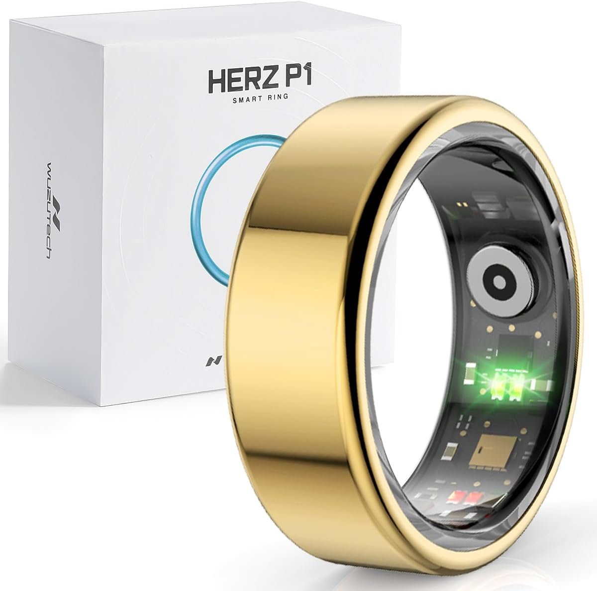 Herz P1 Smart Ring: 24/7 Health Tracker for All, No Subscription! - Image 2