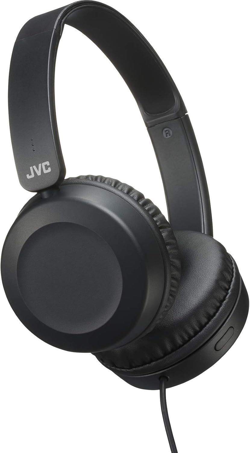 JVC HAS31MB: Lightweight On-Ear Headphones with Mic & Power! - Image 2