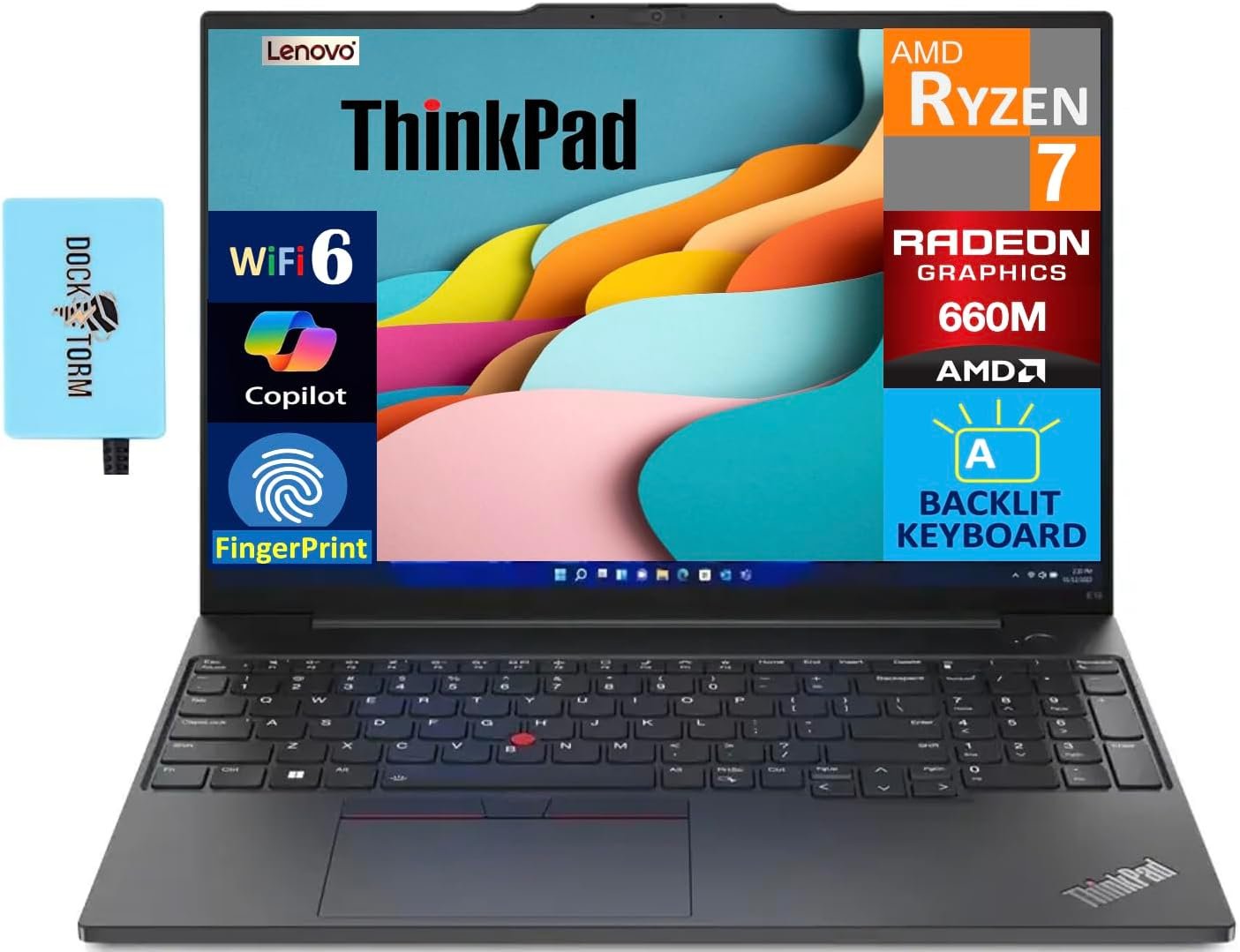 Power Up with the Lenovo ThinkPad E16 Gen 1 Laptop & Dock! - Image 2
