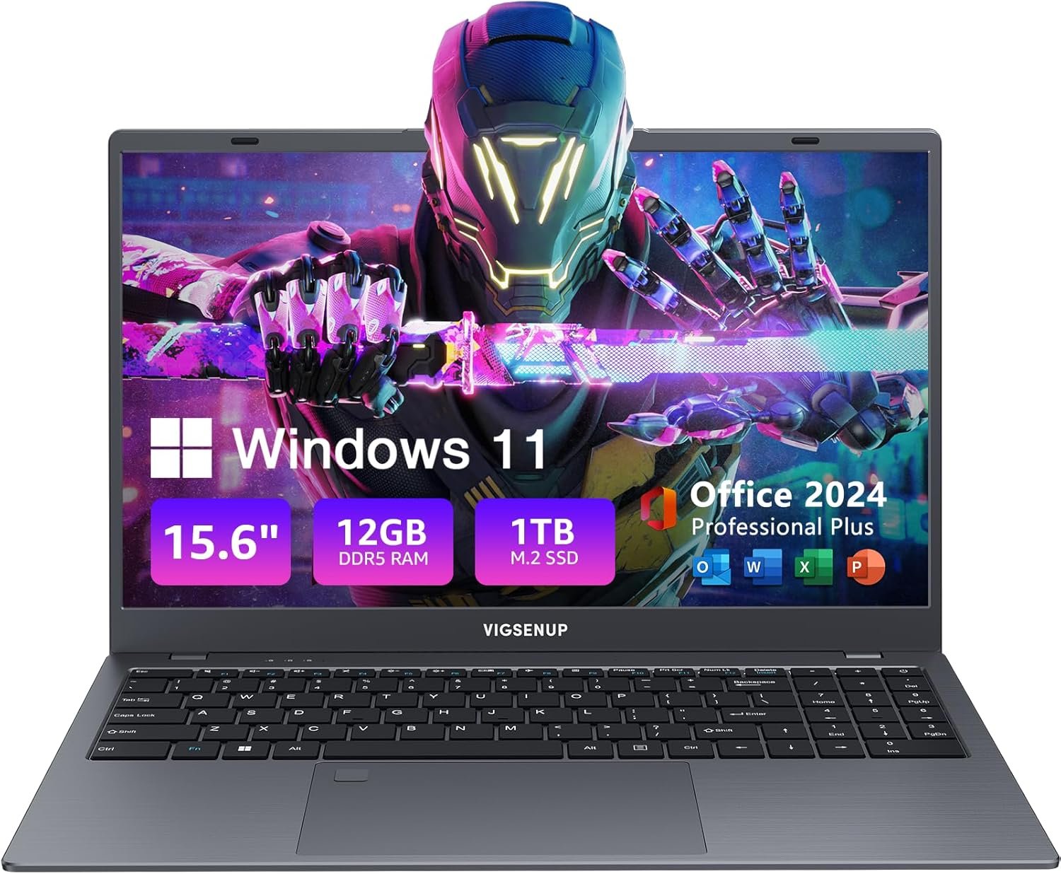 Powerful 15.6” Laptop: 12GB RAM, 1TB SSD, Win11 Pro! - Image 2