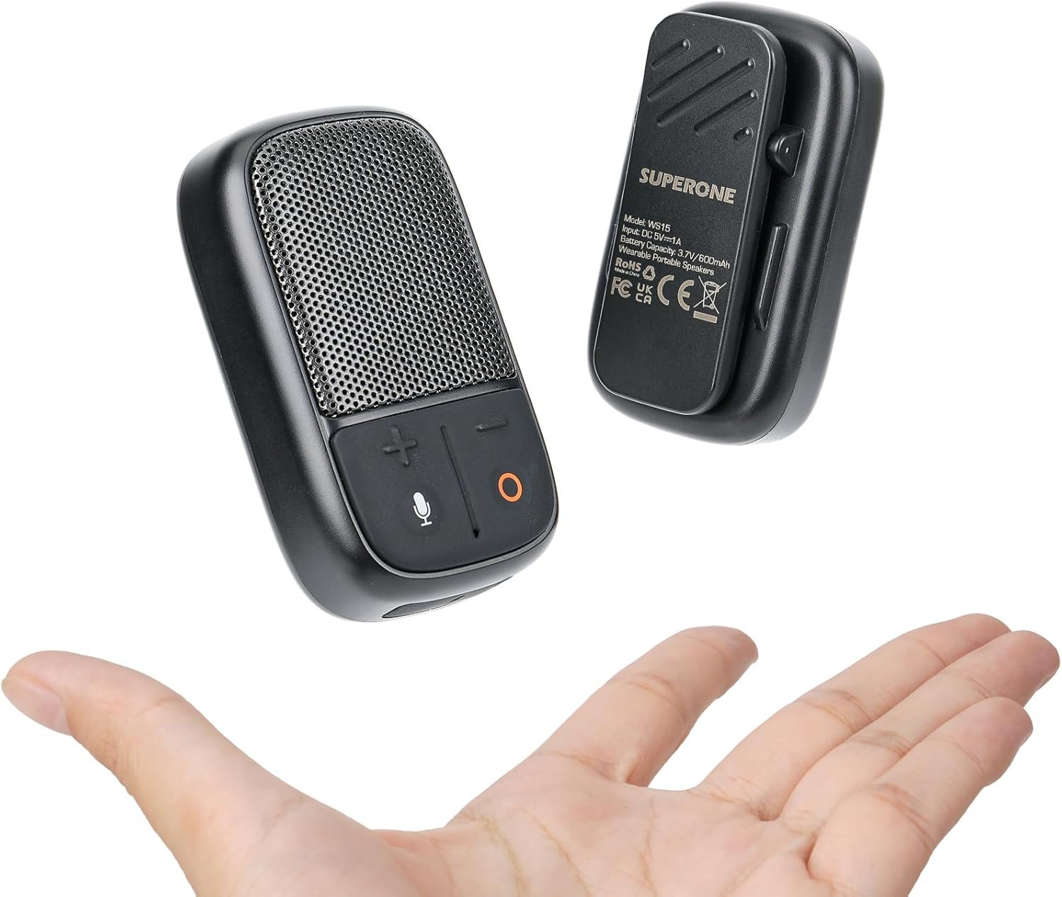 SUPERONE Wearable Bluetooth Speaker: Waterproof & 30H Play! - Image 2