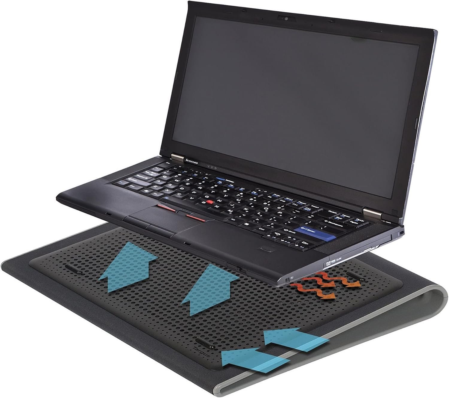 Stay Cool: Targus 17" Dual Fan Lap Chill Mat for Laptops! - Image 2