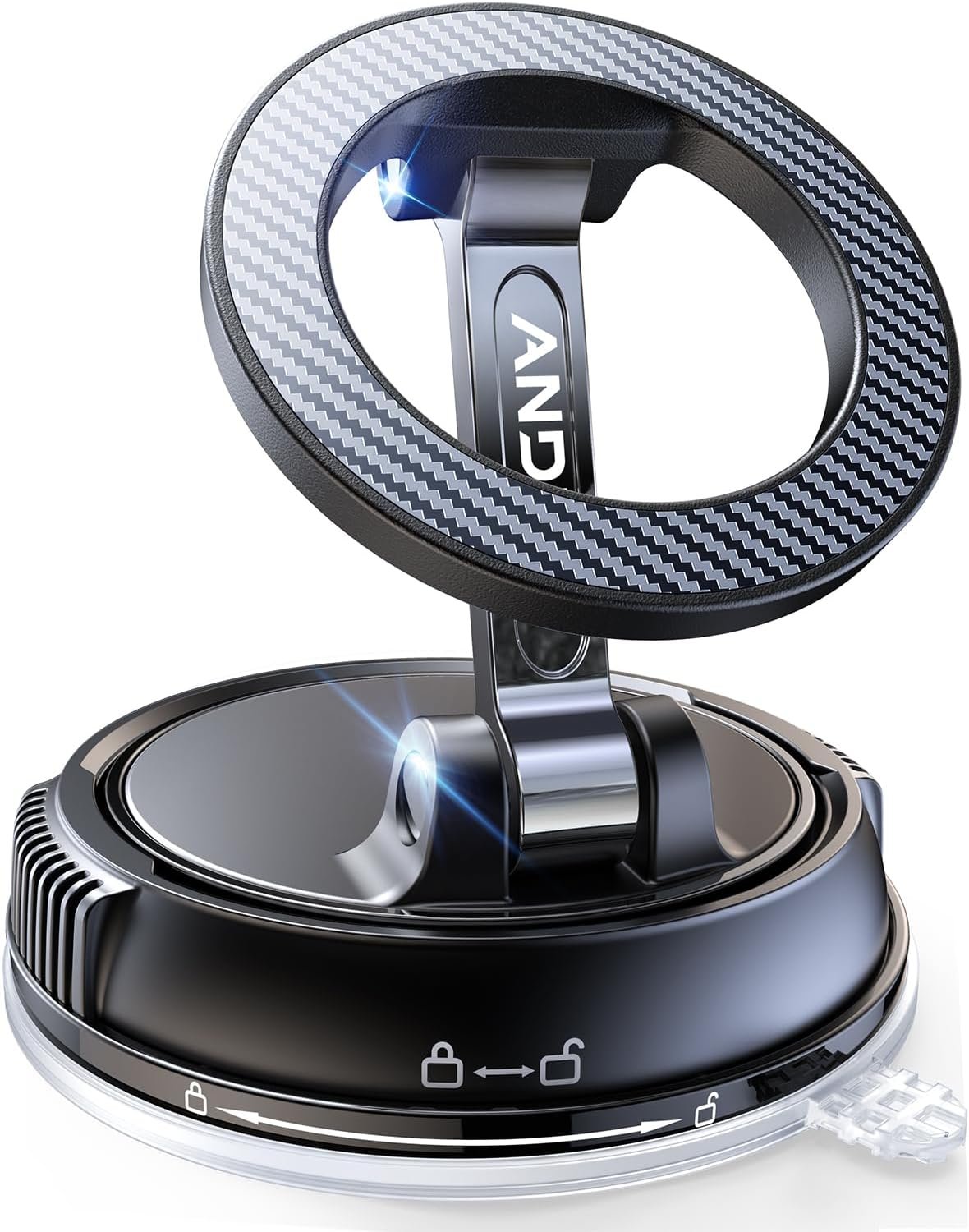 Ultimate Car Phone Holder for MagSafe: 2400gf Grip & 360° Flexibility! - Image 2