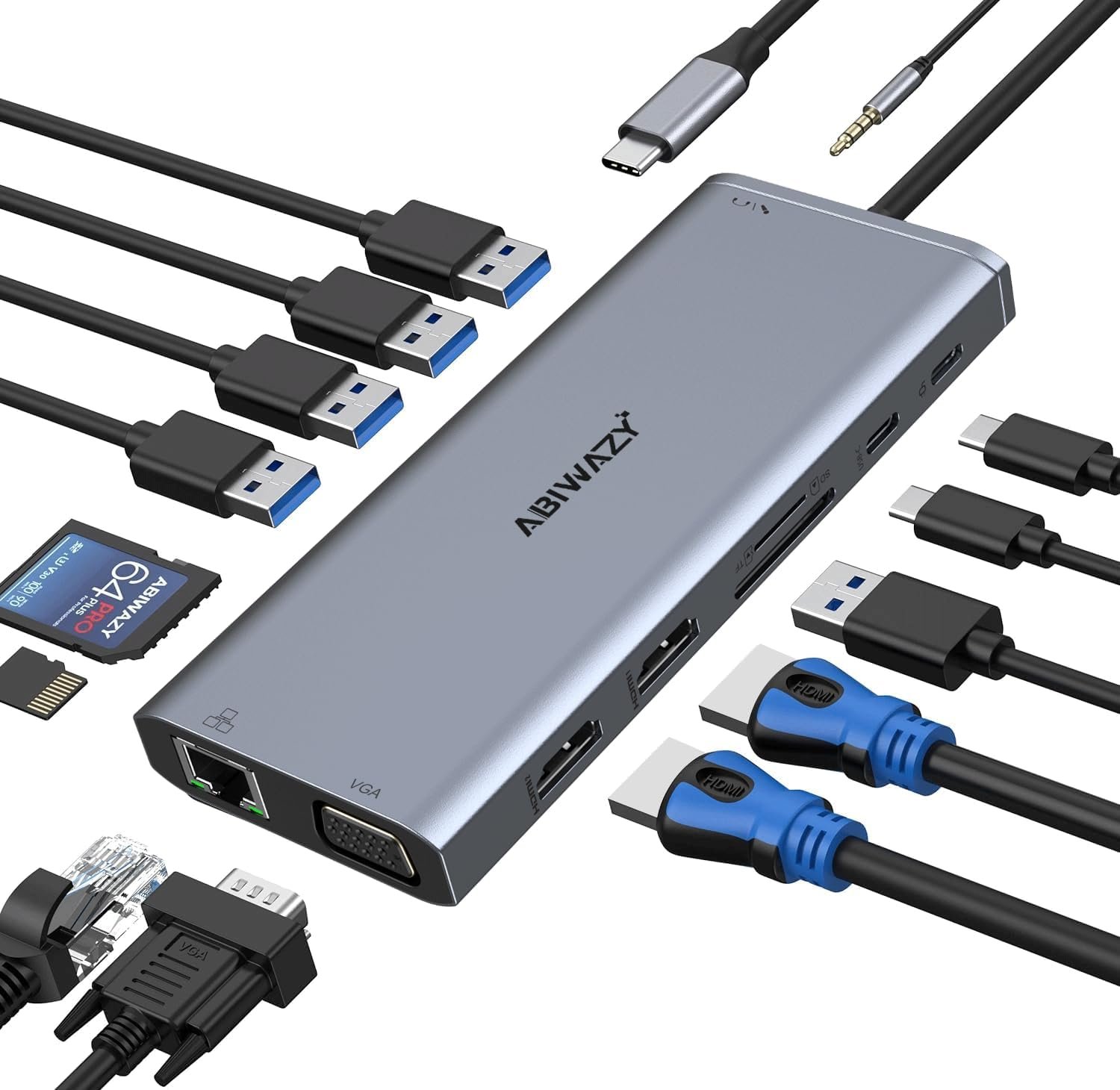 Ultimate USB C Docking Station: Triple Display Hub for Laptops - Image 2
