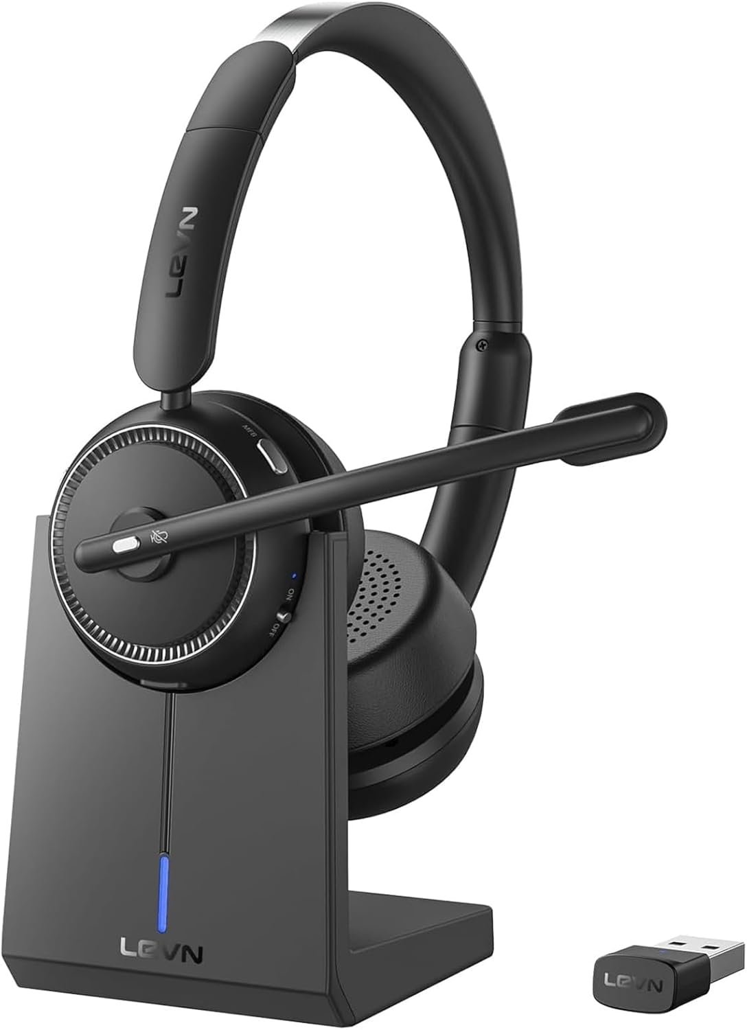 Ultimate Wireless Headset with Mic: Noise Cancelling for Work! - Image 2