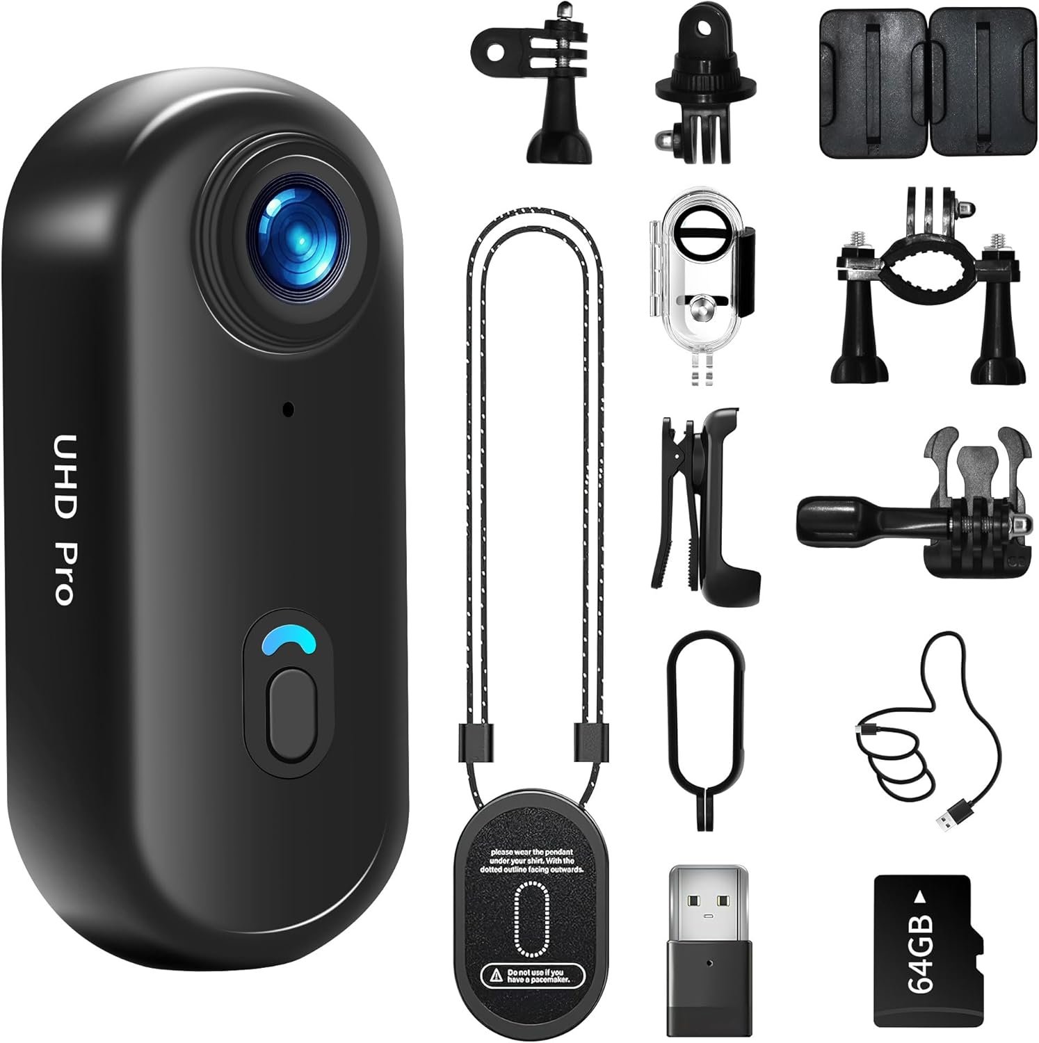 Unleash Adventure: 4K Action Camera with 64GB & Accessories! - Image 2