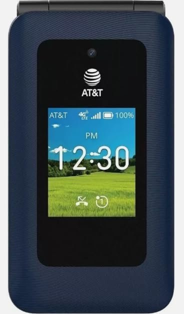 Unlock Style: AT&T Cingular Flex 2 Smart Flip Phone in Navy! - Image 2