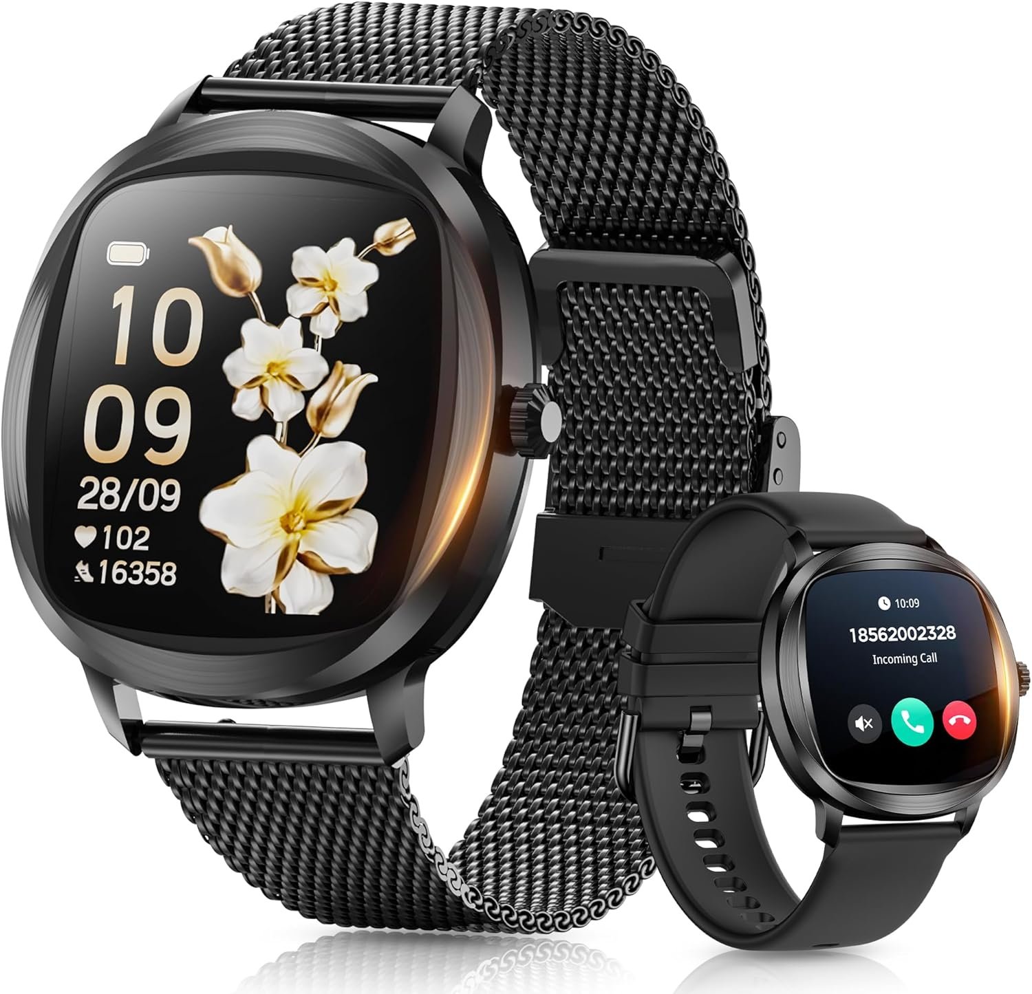 Women's 2pc Band Sports Watch: Heart Rate, 100+ Modes! - Image 2