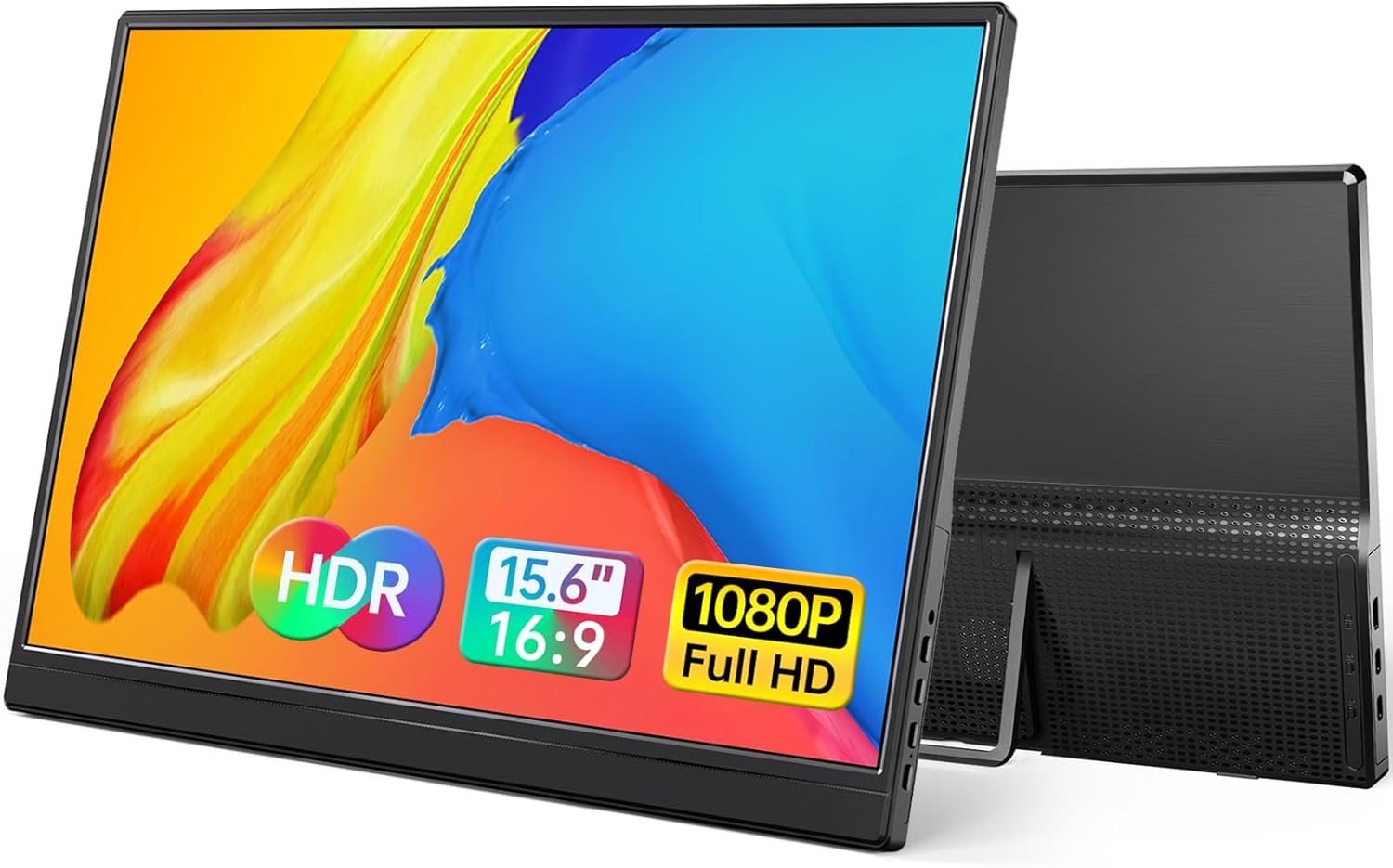 Yxk 15.6” Ultra-Slim Portable Monitor: Ideal for Gaming & Travel! - Image 2