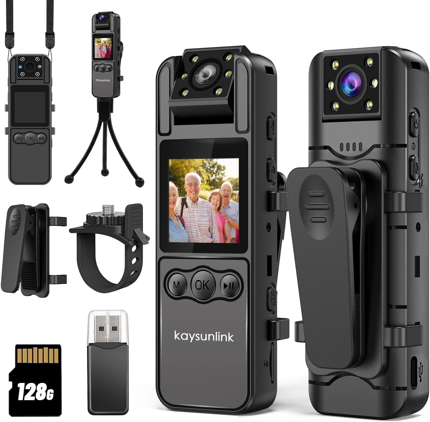 1080P Body Camera: Compact, Durable & Action-Ready Cam! - Image 2