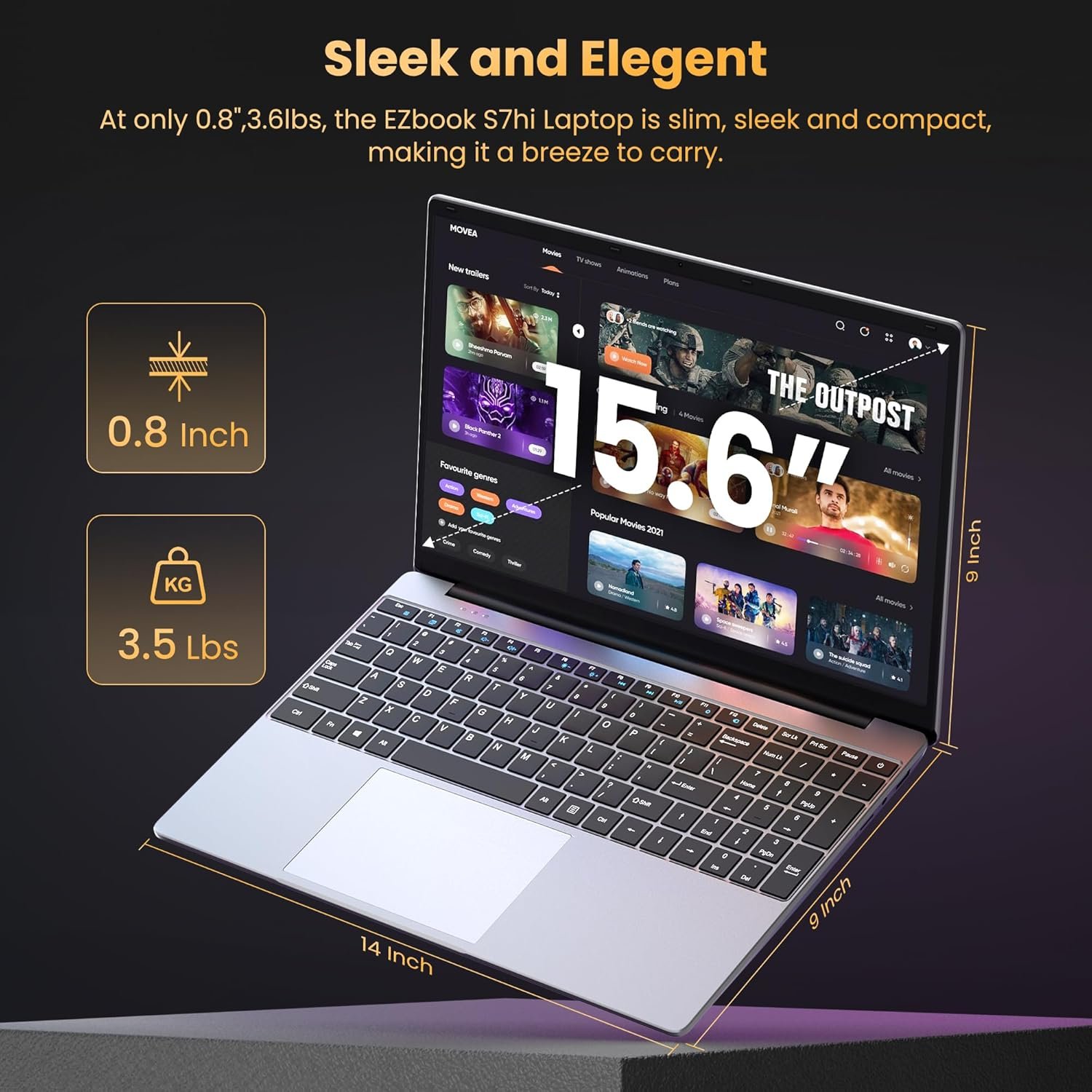 Jumper Laptop: Power & Performance with 12GB RAM & SSD! - Image 6