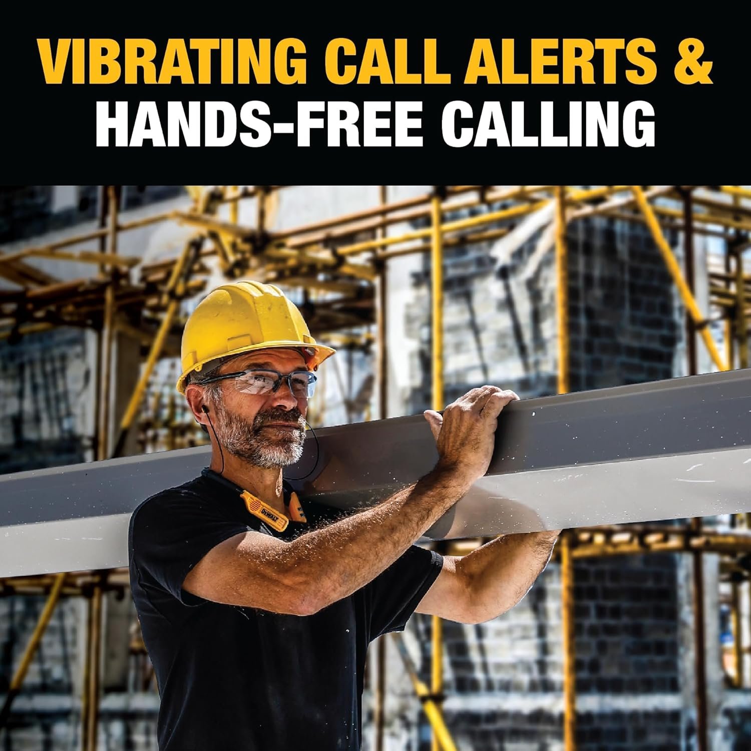 DEWALT 2-in-1 Neckband Headphones: 60+ Hrs of Music & Calls! - Image 6