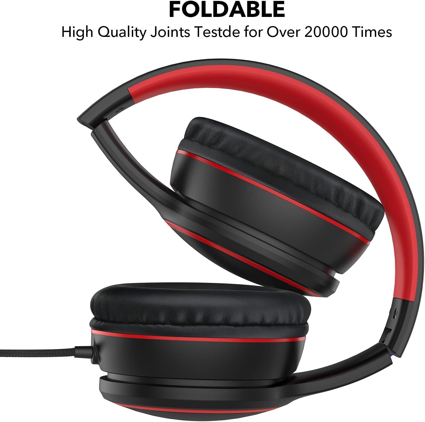 RORSOU R10 Kids Headphones: Lightweight, Tangle-Free Sound! - Image 4