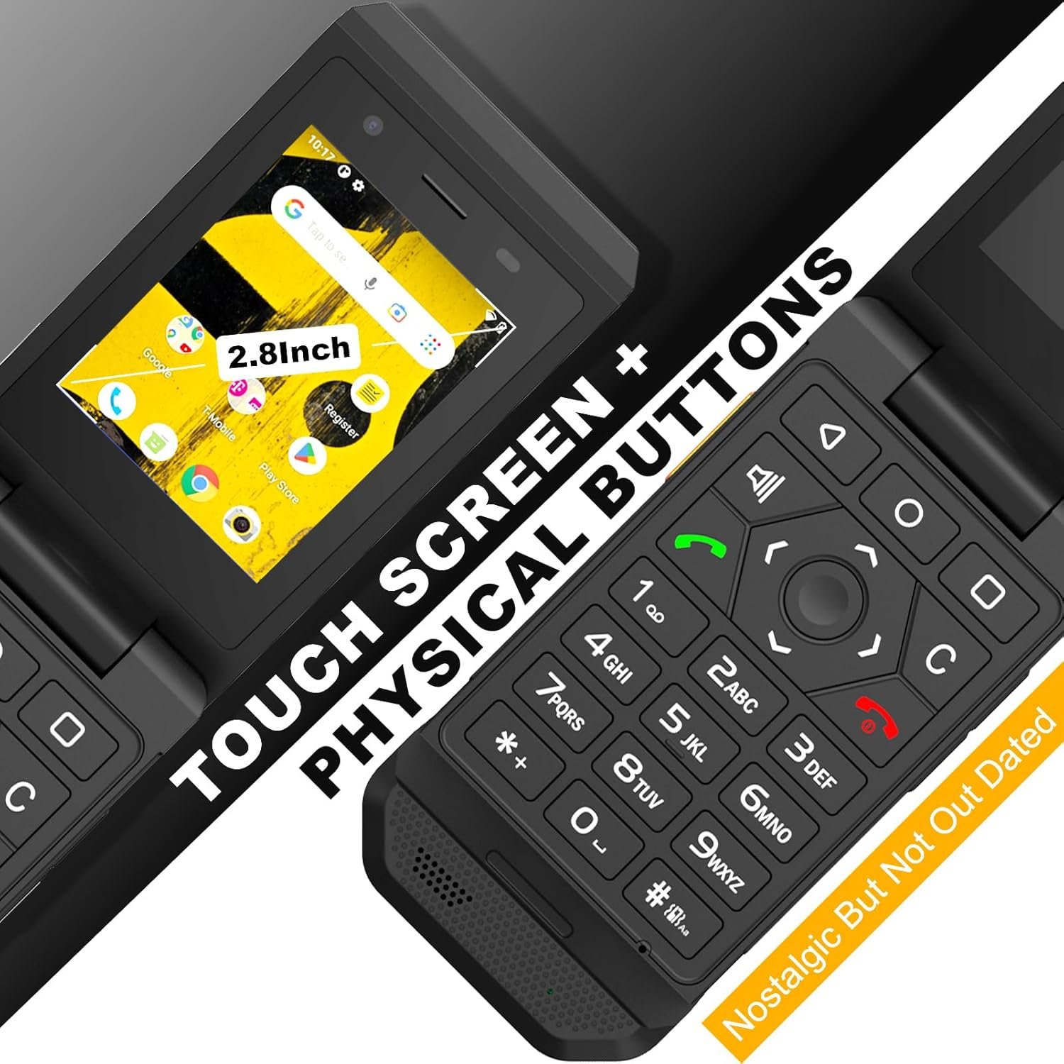 Unifone S22 Rugged Flip Phone: Durable, Smart & Waterproof! - Image 6