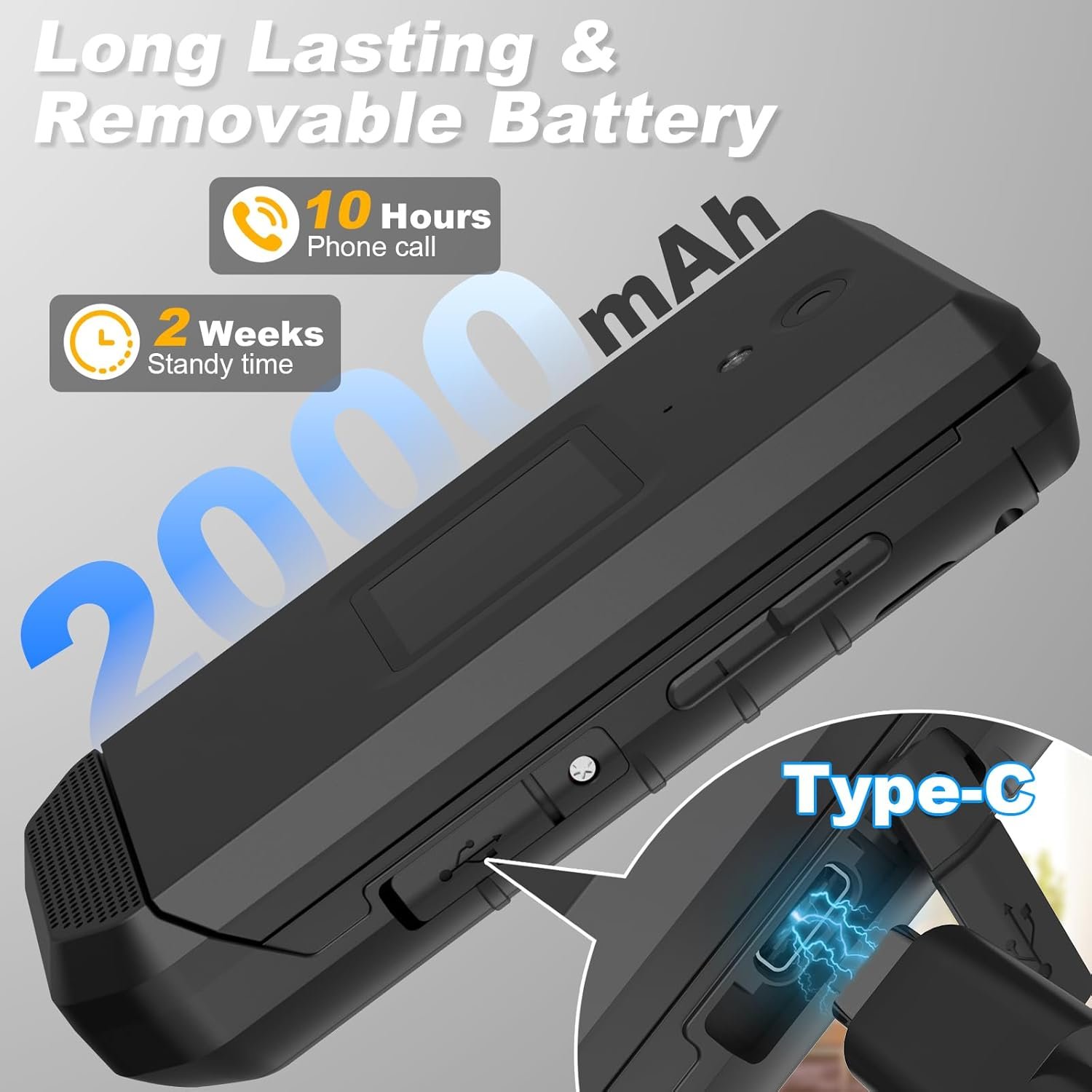 Unifone S22 Rugged Flip Phone: Durable, Smart & Waterproof! - Image 7