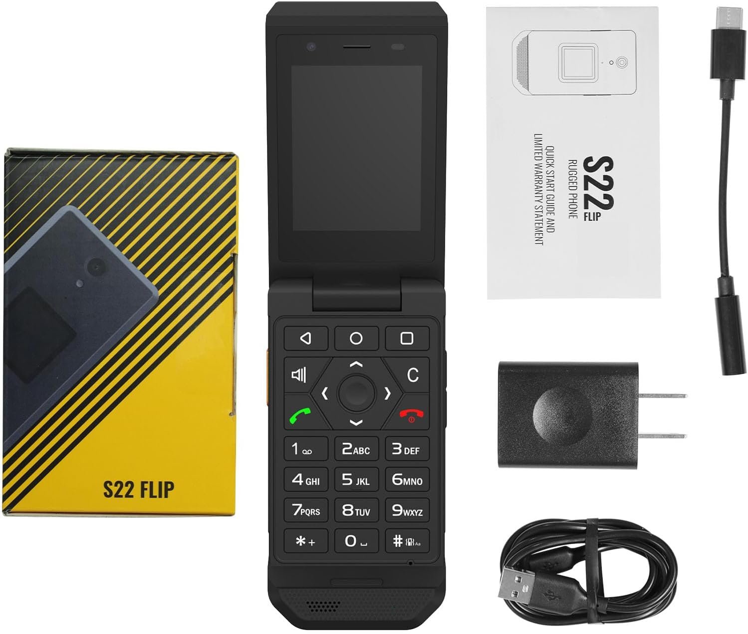 Unifone S22 Rugged Flip Phone: Durable, Smart & Waterproof! - Image 8