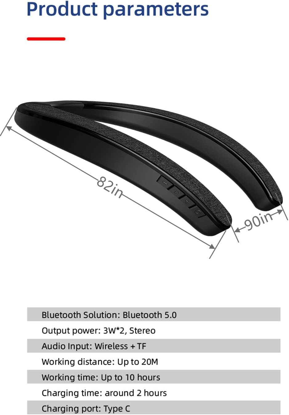 Immerse in Sound: Bluetooth 5.3 Neck Speaker with 3D Surround - Image 9