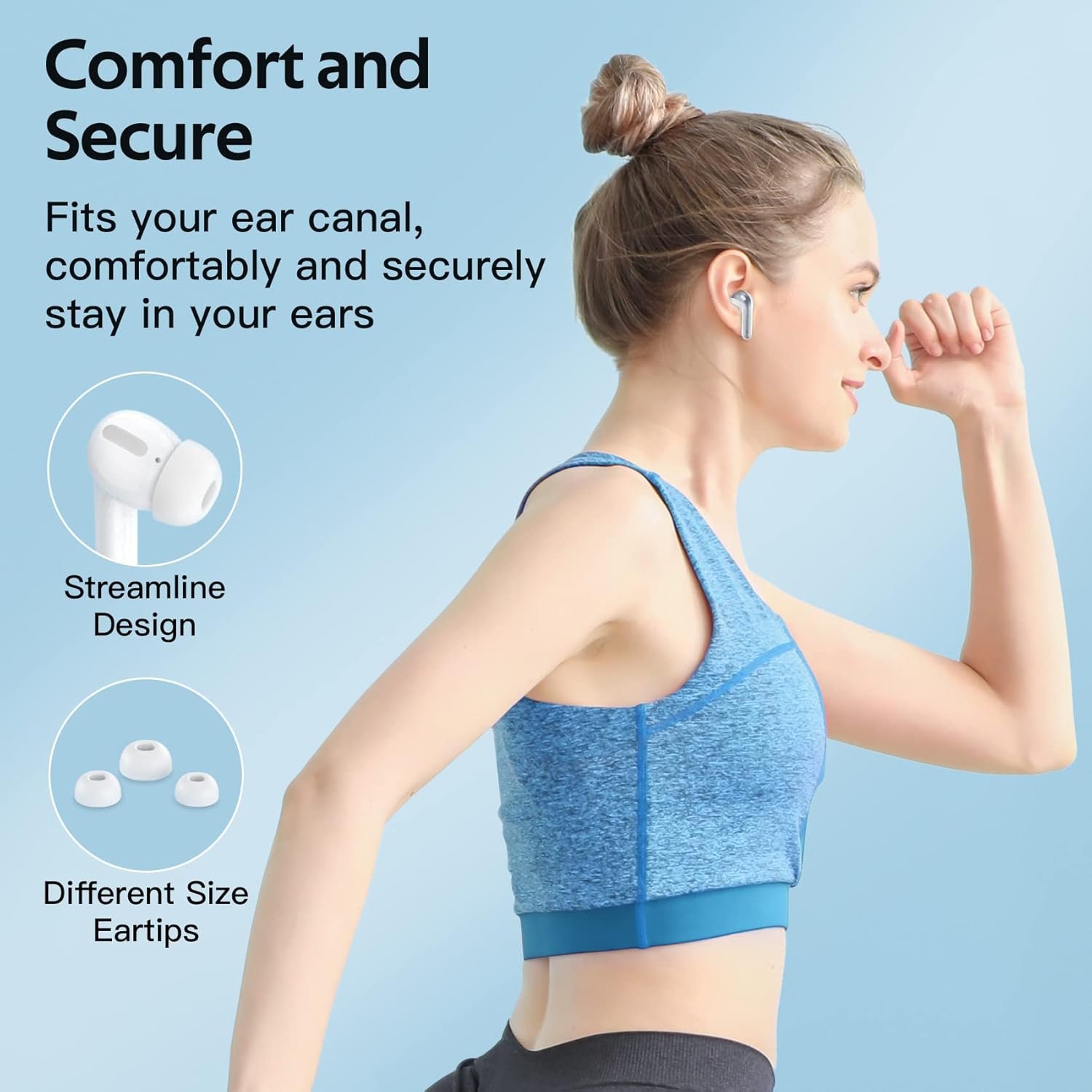 TAGRY True Wireless Earbuds: 60H Playback & LED Power Display! - Image 8