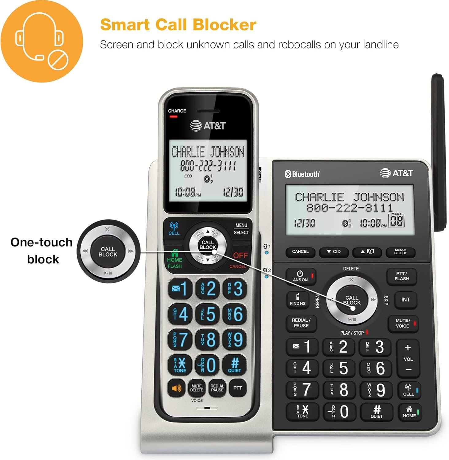 Upgrade Your Home: AT&T BL3107-4 Cordless Phone with Bluetooth! - Image 3