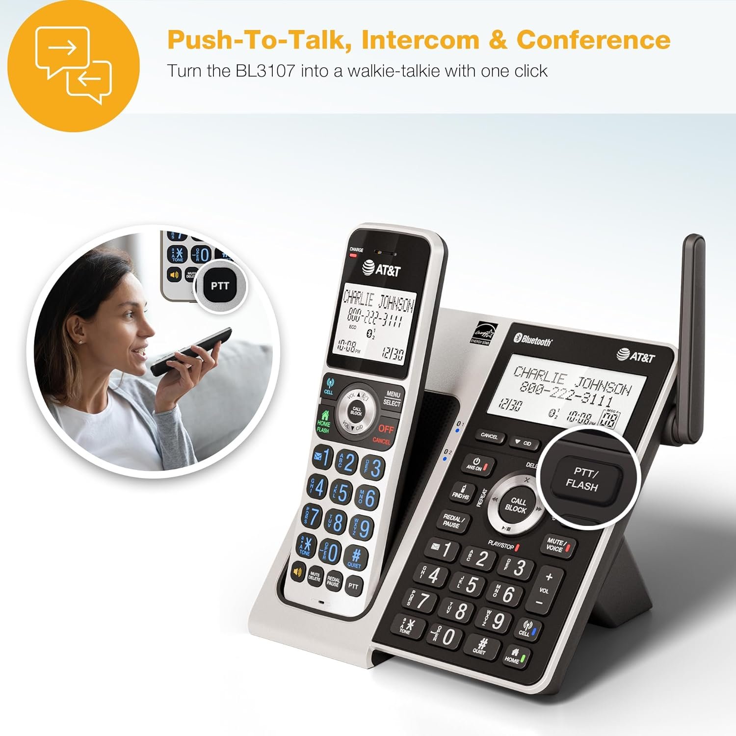 Upgrade Your Home: AT&T BL3107-4 Cordless Phone with Bluetooth! - Image 8
