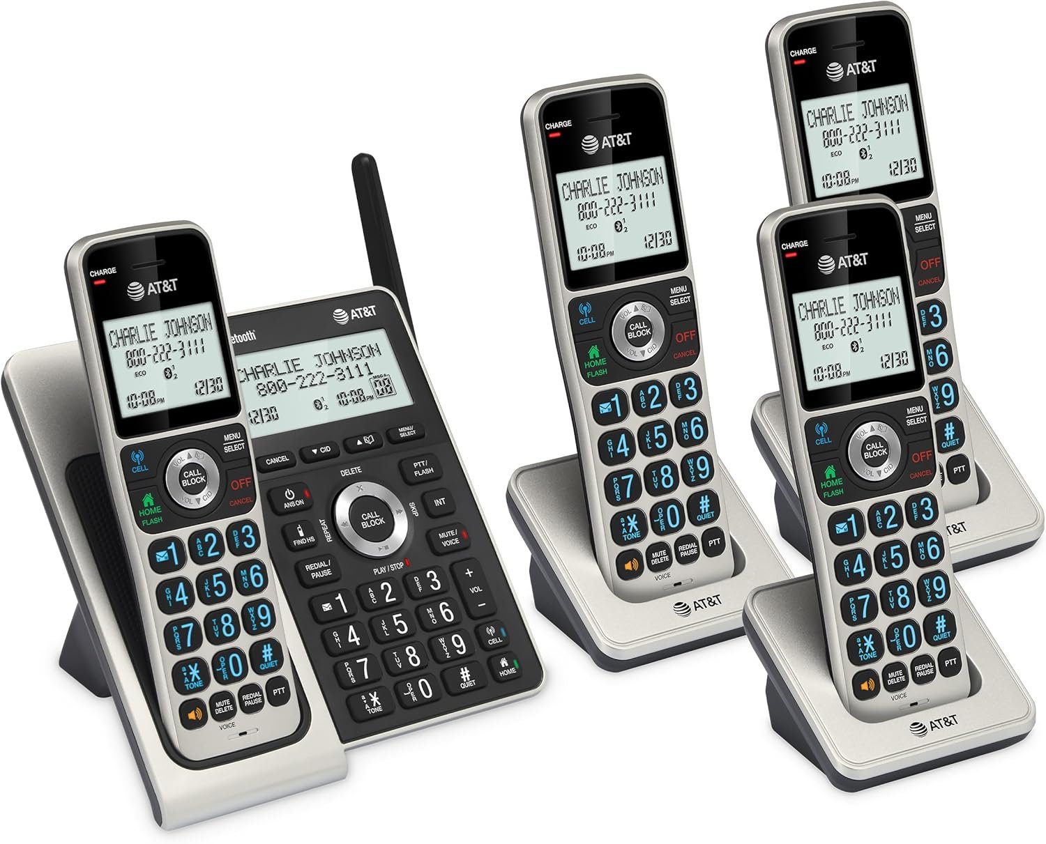 Upgrade Your Home: AT&T BL3107-4 Cordless Phone with Bluetooth! - Image 12