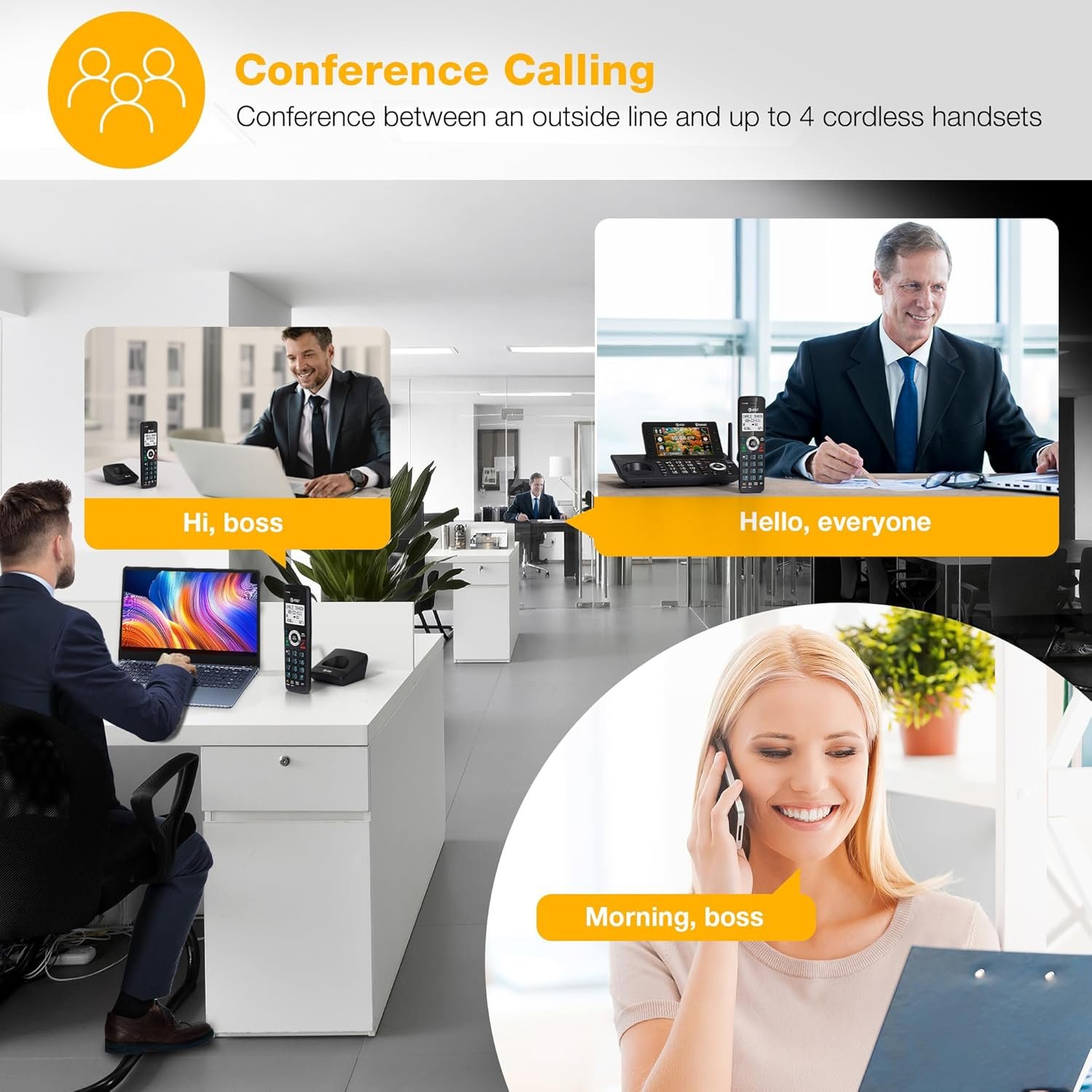 Upgrade Your Home with AT&T 5-Handset Cordless Phone! - Image 7