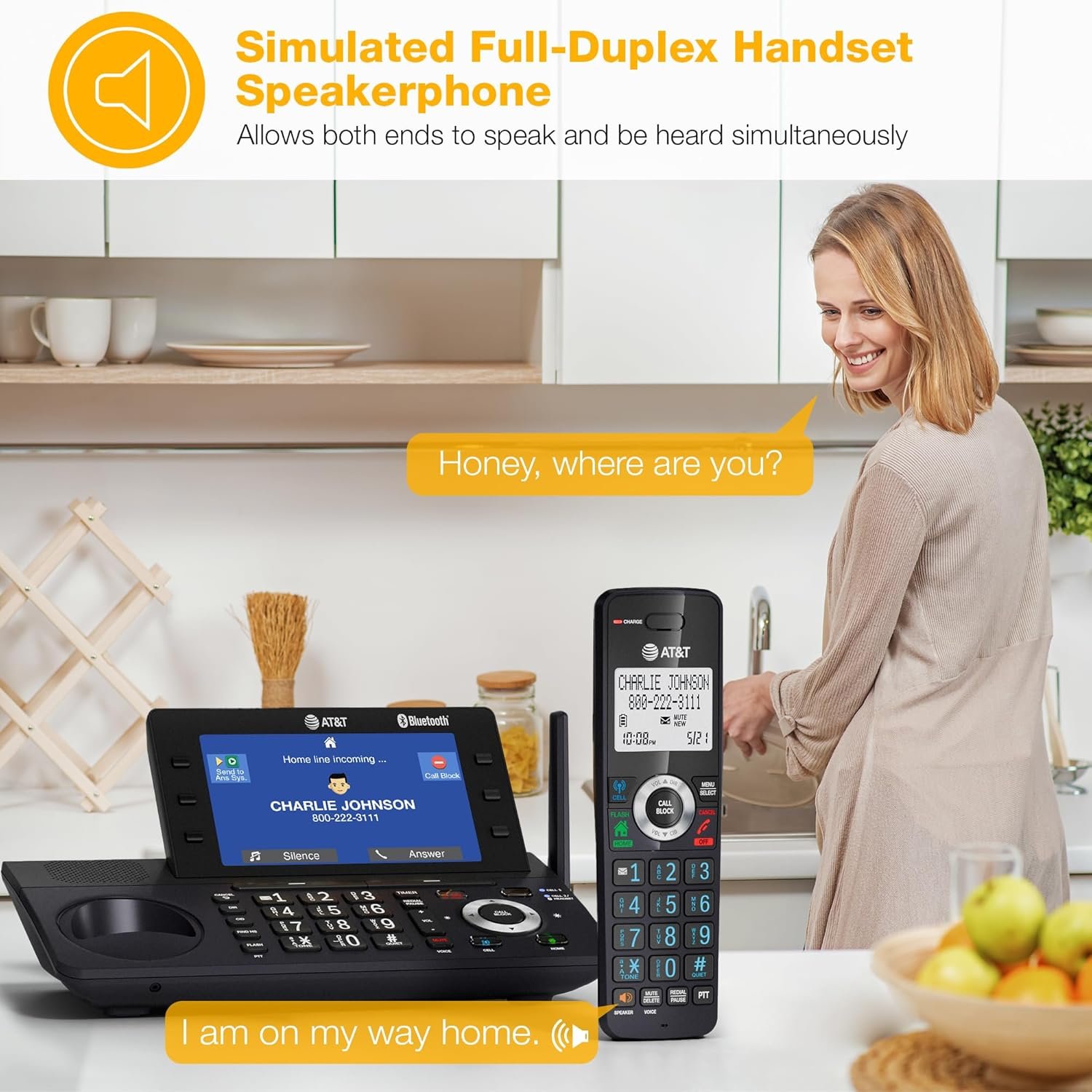 Upgrade Your Home with AT&T 5-Handset Cordless Phone! - Image 8