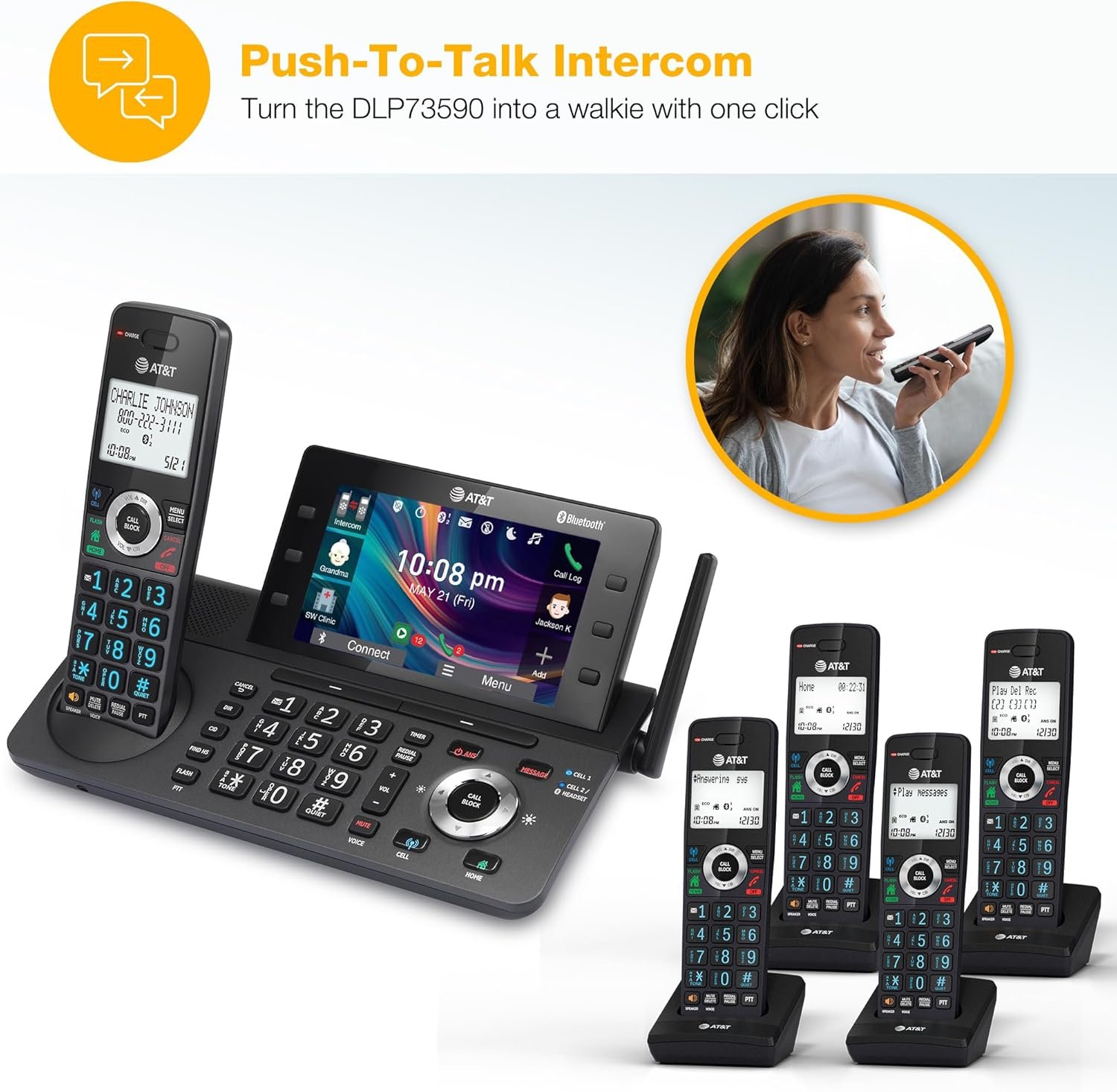 Upgrade Your Home with AT&T 5-Handset Cordless Phone! - Image 11