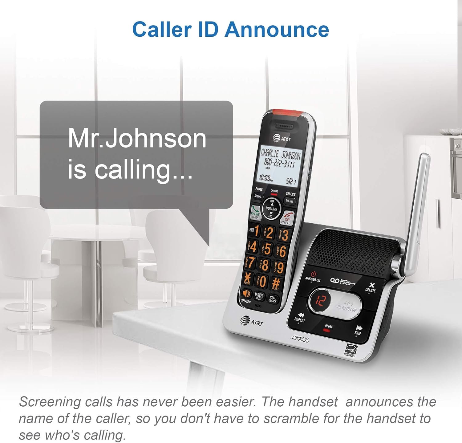 Stay Connected: AT&T BL102-5 Cordless Phone with Features! - Image 5