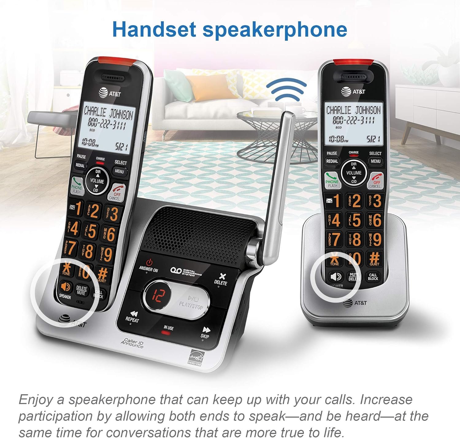 Stay Connected: AT&T BL102-5 Cordless Phone with Features! - Image 11