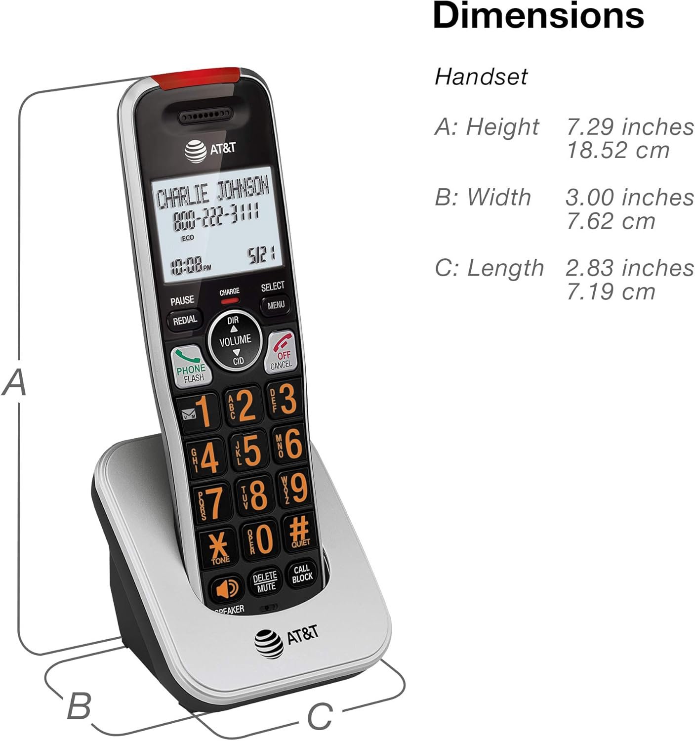 Stay Connected: AT&T BL102-5 Cordless Phone with Features! - Image 14
